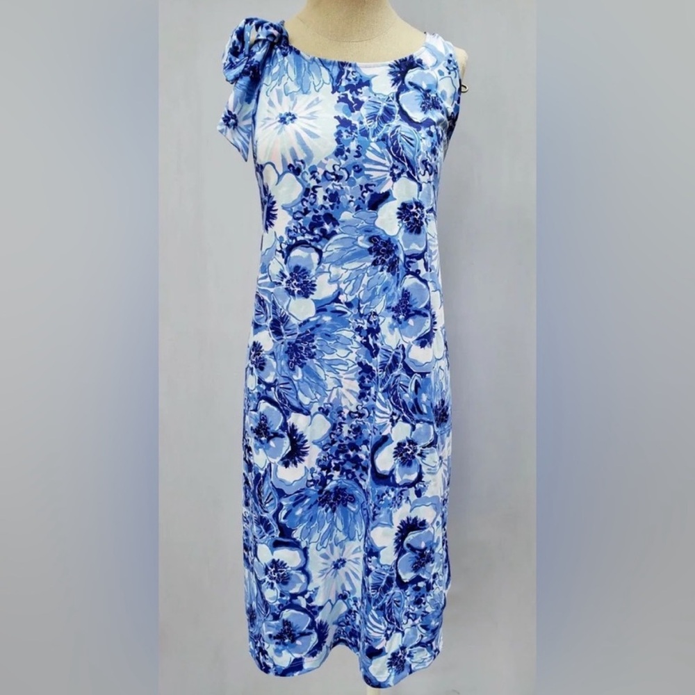NWOT Lilly Pulitzer Blue Luella Swing Dress